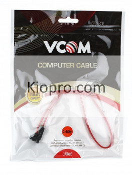 Кабель SATA интерфейсный 50см угловой разъем VCOM <VHC7666>