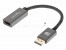 Кабель-переходник DP --> HDMI-F 0.2m , серый металлик, оплетка, 4K@60Hz, Telecom (TA560) [A-10327109]