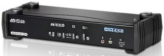 Переключатель KVM ATEN CS1784A-AT-G KVM+Audio+USB 2.0, 1 user USB+DVI => 4 cpu USB+DVI, со шнурами USB 4х1.8м., 2560x1600 60Hz DVI-D Dual Link/2048x [A-1523117]