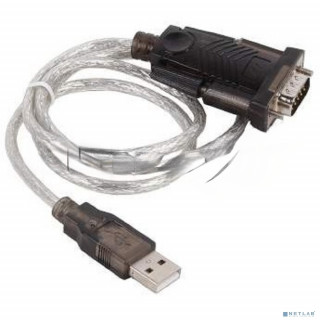 Кабель-адаптер USB AM <-> COM DB9M(RS232) Orient USS-101N18, chipset Prolific PL2303TA, поддержка Win 8/8.1, 1.8м, крепление винты    [A-466060]