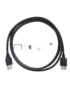 Кабель удлинительный TELECOM USB2.0 <Am-->Af> 1,5 м черный <TUS6990-1.5M> [A-9890509]