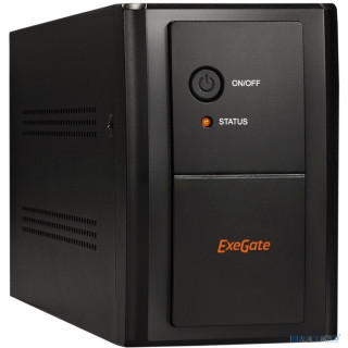 Источник бесперебойного питания ExeGate EP285490RUS SpecialPro UNB-1200.LED.AVR.EURO.RJ.USB<1200VA/750W, LED, AVR, 4 евророзетки, RJ45/11, USB, Black> [A-10199806]