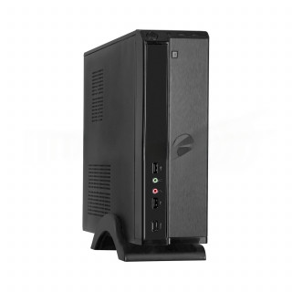 Компьютерный корпус Exegate EX268691RUS Компьютерный корпус MiniITX Exegate MI-207 Black, miniITX/mATX, <M450, 80mm>, 2*USB, Audio [A-9750069]
