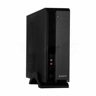 Компьютерный корпус Exegate EX268690RUS Компьютерный корпус MiniITX Exegate MI-207 Black, miniITX/mATX, <M400, 80mm>, 2*USB, Audio [A-9750072]
