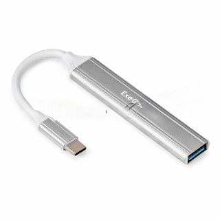 USB-Хаб (концентратор) 4-в-1 ExeGate DUB-3213C (кабель-адаптер USB3.0 Type-C --> 3xUSB2.0, 1xUSB3.0, Plug&Play, черный) [A-10892273]