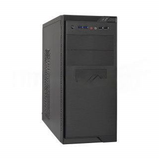Компьютерный корпус Minitower ExeGate MA-372UX Black, mATX <UN450, 120mm> 2*USB+2*USB3.0, Audio [A-10009158]