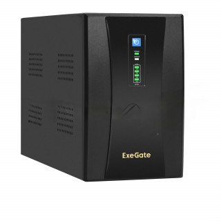 Источник бесперебойного питания ExeGate EX292608RUS SpecialPro UNB-2000.LED.AVR.4C13.RJ.USB <2000VA/1200W, LED, AVR,4*C13, RJ45/11,USB, металлический корпус, Black> [A-10554483]