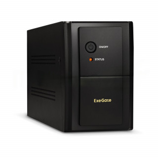 Источник бесперебойного питания ExeGate SpecialPro UNB-2200.LED.AVR.EURO.RJ.USB <2200VA/1300W, LED, AVR, 4 евророзетки, RJ45/11, USB, Black> [A-10236358]