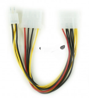 Разветвитель питания Cablexpert CC-PSU-4, Molex->Molex + ATX 4 пин [A-9641057]