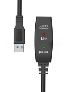 Кабель-адаптер USB3.0-repeater Aopen, удлинительный активный <Am-->Af> 5м QUST/qust<ACU827A-5M> [A-10312538]