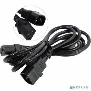 Кабель монитор-компьютер (UPS->уст-во) ExeGate Power EC-1,8P (С13->С14) VDE-250V-3*0,75-CU,10A, 1.8м [A-9985392]