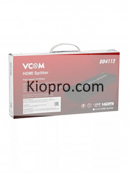 Разветвитель VCOM DD4112 Разветвитель HDMI Spliitter 1=>12 3D Full-HD 1.4v, каскадируемый 
