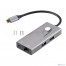 Адаптер VCOM CU459 Type-Cm --> RJ-45+2USB3.0(f) + PD100 Вт  Alum  Shell VCOM <CU459> [A-10608853]