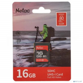 Флеш карта SDHC 16GB Netac P600 <NT02P600STN-016G-R> [A-10360080]