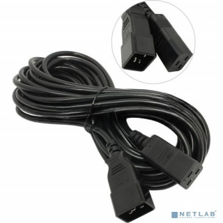 Кабель питания (UPS) ExeGate Power EC20-10P (С19->С20) VDE-250V-3*1.5-СU, 16А, черный, 10м [A-9985408]