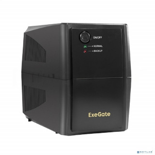 Источник бесперебойного питания ExeGate SpecialPro UNB-500.LED.AVR.2SH <500VA/300W, LED, AVR, 2*Schuko, Black> [A-10645740]