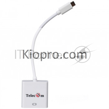 Кабель-адаптер USB 3.1 Type-Cm --> HDMI A(f) 3840x2160@30Hz, 10Gbps , 0,15m Telecom<TCA423> Кабель-адаптер USB 3.1 Type-Cm --> HDMI A(f) 3840x2160@30Hz, 10Gbps , 0,15m Telecom<TCA423>
