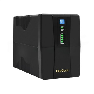 Источник бесперебойного питания ExeGate EP212516RUS Power Back BNB-800<800VA, Black, 2 евророзетки> [A-2870768]