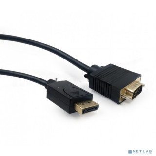 Кабель DisplayPort->VGA Cablexpert CCP-DPM-VGAM-5M, 5м, 20M/15M, черный, экран, пакет [A-9847286]