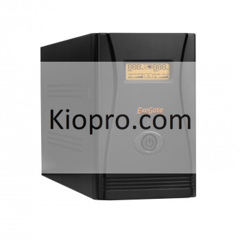 Источник бесперебойного питания ExeGate EP285492RUS SpecialPro Smart LLB-1200.LCD.AVR.C13.RJ.USB <1200VA/750W, LCD, AVR, 6*IEC-C13, RJ45/11, USB, Black>