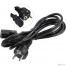 Кабель питания ExeGate Power PC-3P (Евровилка Schuko->С13) VDE-250V-3*0.75-CU, 10A, черный, 3м [A-9985426]