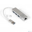 Кабель-адаптер ExeGate EXE-77U3T-45 (USB3.0 --> 3xUSB3.0 + 1xRJ45 UTP 1000Mbps RLT8153) [A-10636205]