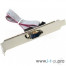 Планка портов в корпус 1xCOM DB9 Male, Orient  <C097> oem  [A-9744716]