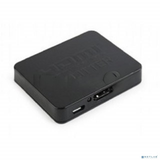 Разветвитель HDMI Cablexpert DSP-2PH4-03, HD19F/2x19F, 1 компьютер => 2 монитора, Full-HD, 3D, 1.4v [A-9689490]
