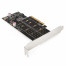 Переходник ExeGate EXE-597E2 (2 x M.2 M key -> PCI-E x8 v3.0, для установки двух SSD M.2 2230/2242/2260/2280/22110 M key NGFF в слот PCI-E, материнская плата должна быть c функции Bifurcation PCI-E) [A-10900300]