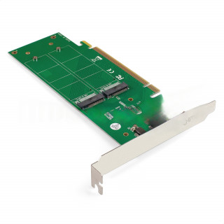 Переходник ExeGate EXE-597E4 (4 x M.2 M key -> PCI-E x16 v3.0, для установки четырех SSD M.2 2230/2242/2260/2280/22110 M key NGFF в слот PCI-E, материнская плата должна быть c функции Bifurcation PCI-E) [A-10900301]