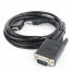 Кабель HDMI->VGA Cablexpert A-HDMI-VGA-03-6, 19M/15M + 3.5Jack, медь, позол.разъемы, 1.8м, черный, пакет [A-9736302]