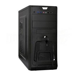 Компьютерный корпус Miditower ExeGate EX283215RUS CP-603UB Black, ATX, <CP350W, 80mm>, 2*USB+2*USB3.0, Audio, замок блокировки кнопки питания [A-10009144]