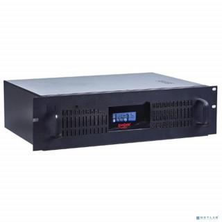 Источник бесперебойного питания ExeGate EP270874RUS Power RM Smart UNL-1500 LCD<1500VA, Black, 3U, 3 евророзетки, USB> [A-9802699]
