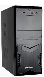 Компьютерный корпус Miditower Exegate CP-601 Black, ATX, <CP450W, 80mm>, 2*USB, Audio [A-9745247]