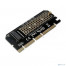 Переходник ORIENT C299E PCI-E 16x->M.2 M-key NVMe SSD, тип 2230/2242/2260/2280 (30899) [A-10355811]